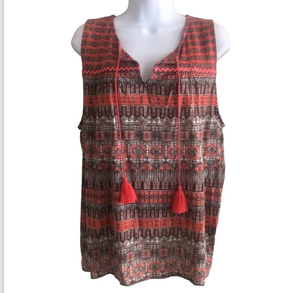 Lucky Brand Women’s Sleeveless Blouse - Picture 2 of 11